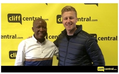 Malema says ‘Gareth Cliff must speed up the process … so they can learn a lifetime lesson’