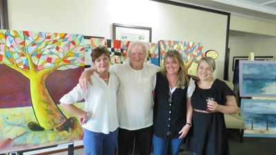 Creative spirits gather for art exhibition