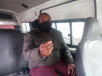 Knysna taxis keep Covid regulations