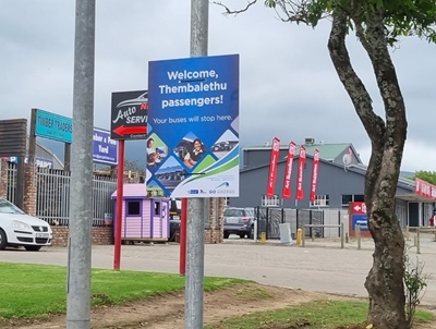 Preparations for bus service to Thembalethu visible all over town