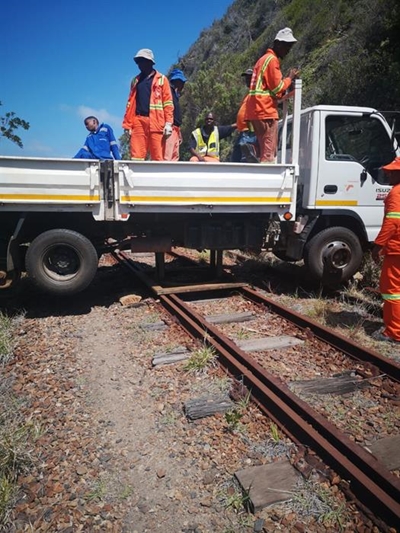 Temporary pipeline restores water supply