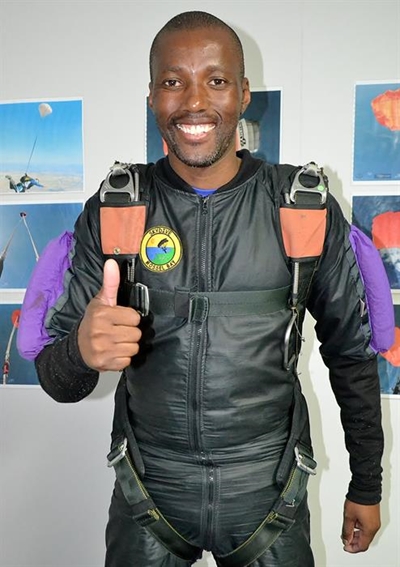 Skydive instructor inspires others