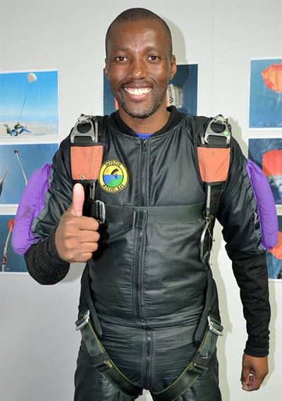 Skydive instructor inspires others