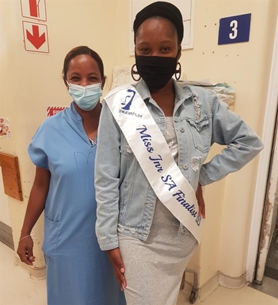 Pageant finalist shows she cares