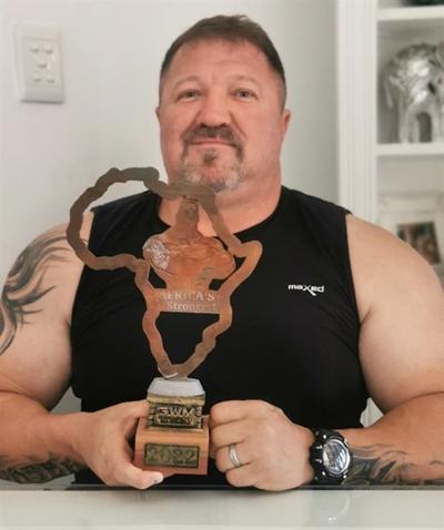 Shane van Mosselbaai is Afrika se sterkste