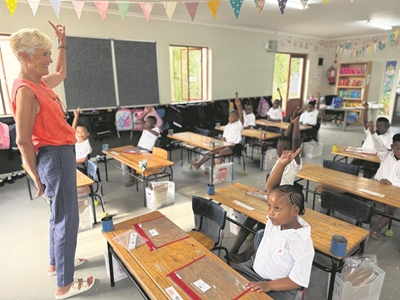 It's fun to be in Grade One!