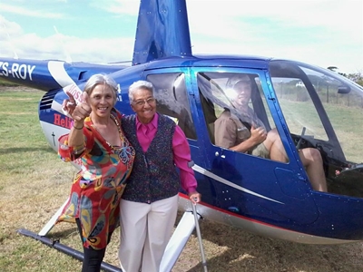 Octogenarian's special flight wish granted