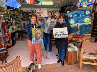 Hiking, art and beating cancer