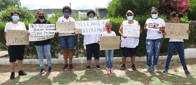 Kroonvale women protest against gender-based violence