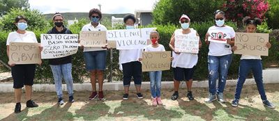 Kroonvale women protest against gender-based violence