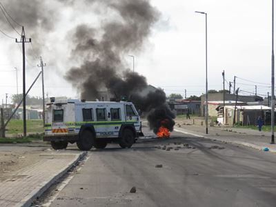 Update: Thembalethu protest action