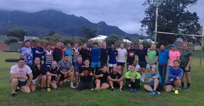 Just Water George-rugbyklub se oefengroep