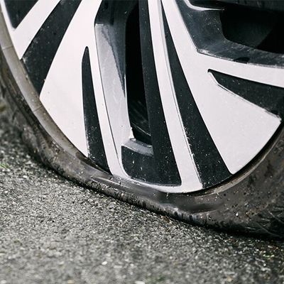 Punctured your tyres due to rocks or spikes on the road? 