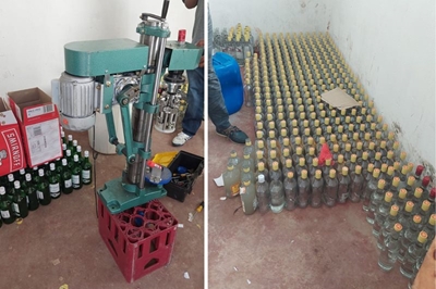 Alcohol valued at R5 million confiscated from illegal micro-distillery