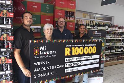 Lucky KWV Brandy earns Dana Bay man R100 000