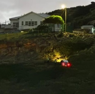 Enquiry about state of driver involved in crash at lighthouse