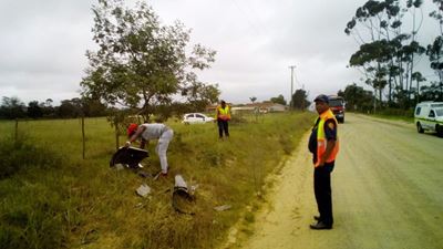 2 accidents on Hansmoeskraal road