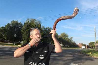 Horingblaser slagoffer van tref-en-trap