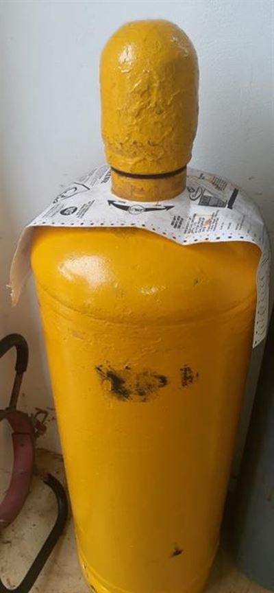 Stolen lethal cylinder found by drone