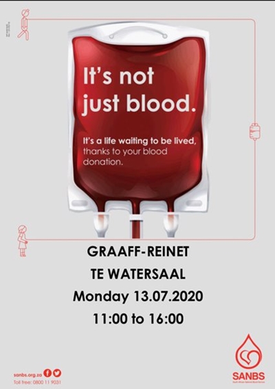 SANBS to visit Graaff-Reinet