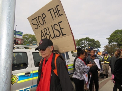  Women march against gender violence