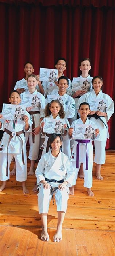 Karateka kick their way open to Italy