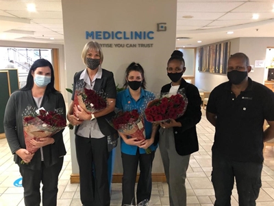Red roses for Mediclinic staff