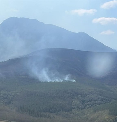 Ruiterbos wildfires still burning