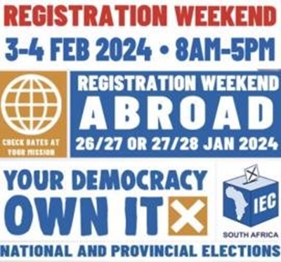 SA citizens in foreign countries urged to register to vote