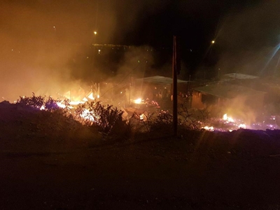 Qolweni homes destroyed in fire