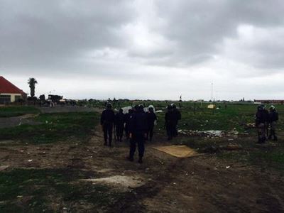Police fire at land protesters with rubber bullets