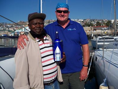 Guard saves man from drowning