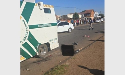 Would-be robber loses leg in failed Ekurhuleni cash-in-transit heist