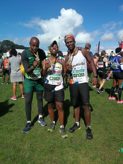 PetroSA runners at Two Oceans
