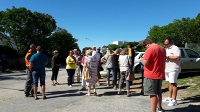 Estate murder: Residents gather at court