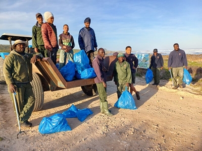 Gourikwa Reserve staff embarks on coastal cleanup initiative
