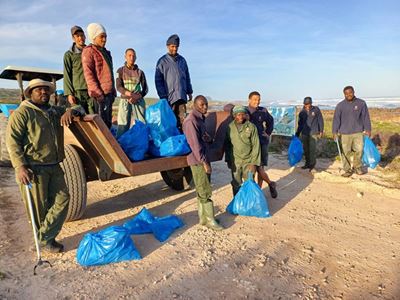 Gourikwa Reserve staff embarks on coastal cleanup initiative