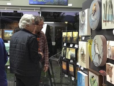 Locals enjoy art from across the country