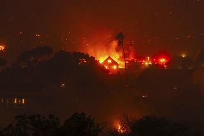 Devastation after firestorm