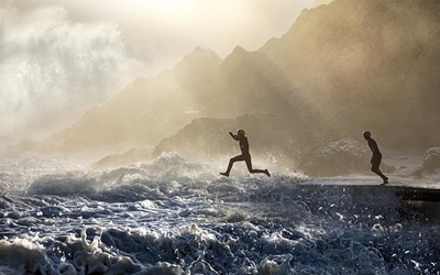 Respect the mighty ocean