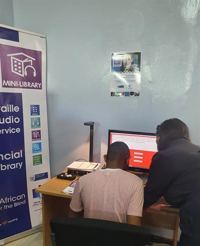 Calling on Pacs residents to use mini-library for the blind