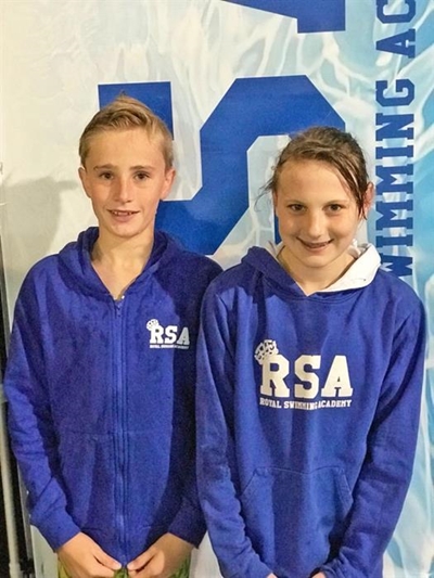 Royal swimmers tops at Eden Aquatics