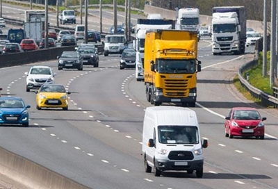Sharing the road with trucks