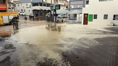 Fuel spill leads to closure of Marsh Street