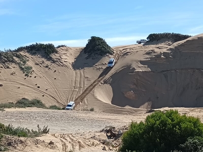 Witsand se duine is uitdagend vir Suidkus 4x4’ers