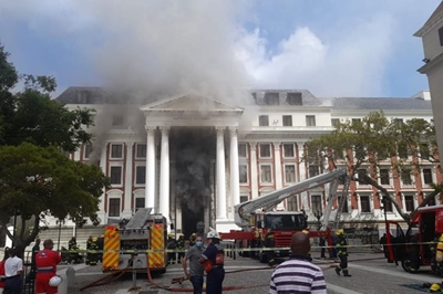 UPDATE: Detected heat on basement inside fire-damaged Parliament poses no danger