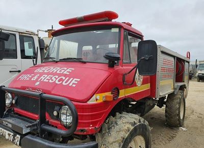 Munisipale vloot op droë dok