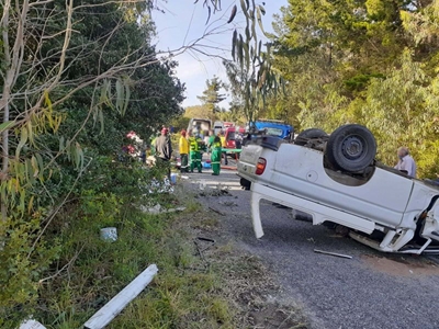 Ten injured in accident