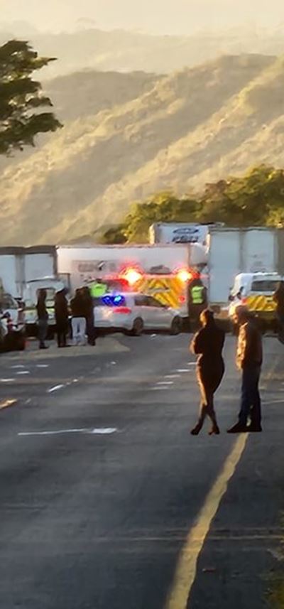 Traffic delays after accident outside Sedgefield 