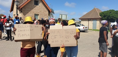 Huge support for assault suspects